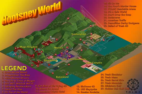 Hootsney World Map